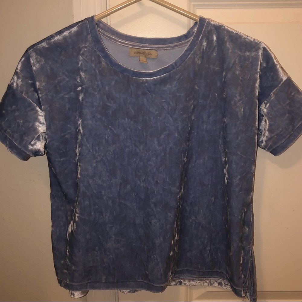 Blue Velvet shirt